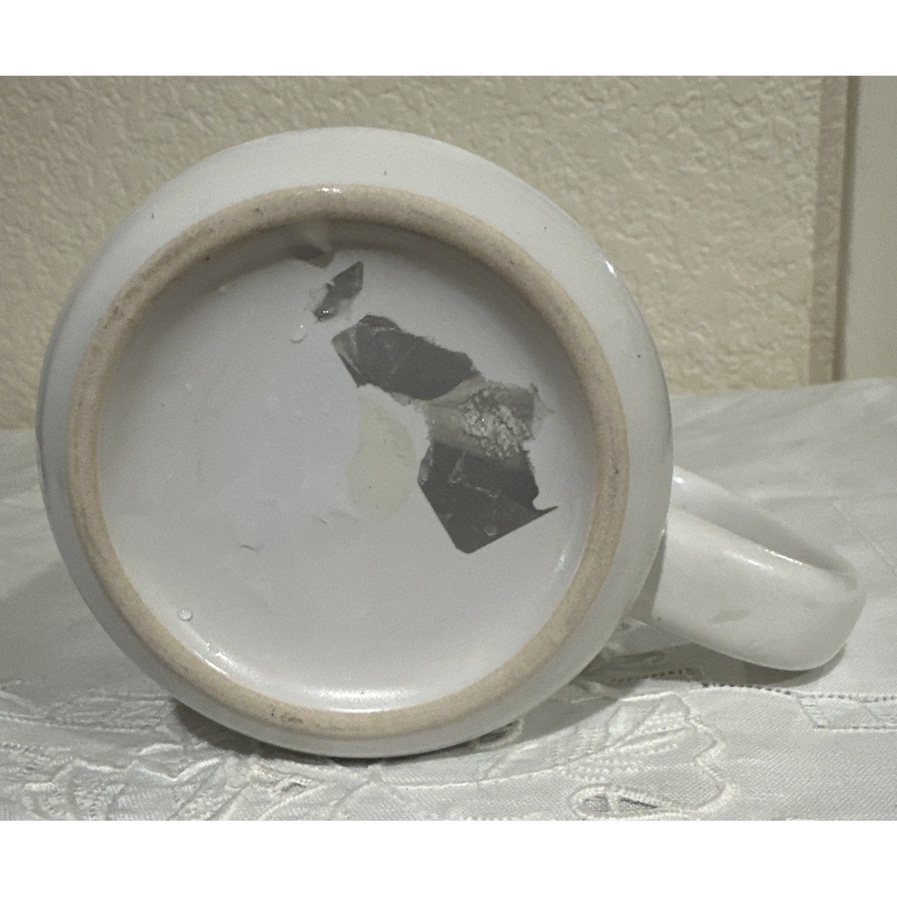 UNIVERSITY INDIANA MUG WHITE RED HOOSIER ETCHED COFFEE TEA CUP COLLEGIATE. - Picture 7 of 7